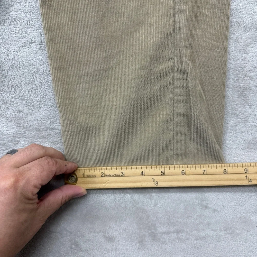 Levi's 511 Pants Mens 36x30 Tan Khaki Corduroy Skinny Casual Streetwear Trousers